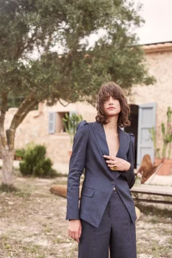 Summum Woman Linnen Broek Wijde Pijpen|Vrouwen Broeken & Jumpsuits