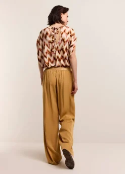 Summum Woman Luchtige Broek Met Rechte Pijp|Vrouwen Broeken & Jumpsuits