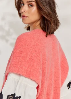 Summum Woman Mouwloos Open Vest|Vrouwen Truien & Vesten