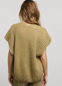 Summum Woman Mouwloos Open Vest|Vrouwen Truien & Vesten