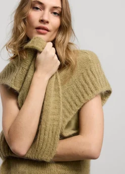 Summum Woman Mouwloos Open Vest|Vrouwen Truien & Vesten