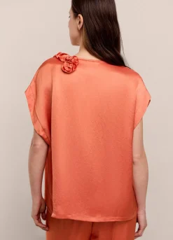 Summum Woman Mouwloze Top Met Accent|Vrouwen Tops & T-Shirts