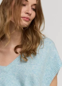 Summum Woman Mouwloze Trui Oversized|Vrouwen Tops & T-Shirts