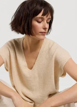 Summum Woman Mouwloze Trui Oversized|Vrouwen Truien & Vesten