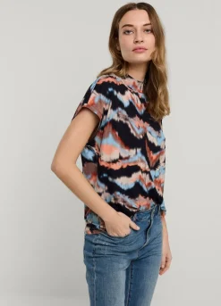 Summum Woman Multicolor Jersey Top|Vrouwen Tops & T-Shirts