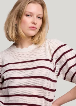Summum Woman Open Gebreid Truitje|Vrouwen Tops & T-Shirts
