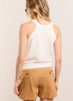 Summum Woman Opengewerkte Haltertop|Vrouwen Tops & T-Shirts