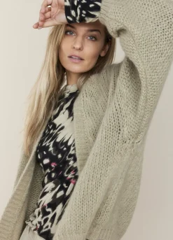 Summum Woman Oversized Open Vest|Vrouwen Truien & Vesten