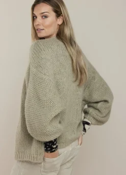 Summum Woman Oversized Open Vest|Vrouwen Truien & Vesten