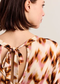 Summum Woman Oversized Zigzag Top|Vrouwen Tops & T-Shirts