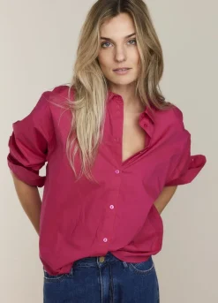 Summum Woman Poplin Blouse|Vrouwen Blouses