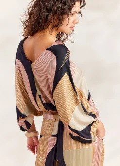 Summum Woman Reversible Top Met Print|Vrouwen Tops & T-Shirts