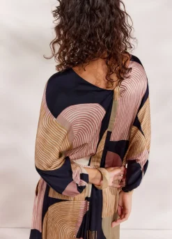 Summum Woman Reversible Top Met Print|Vrouwen Tops & T-Shirts