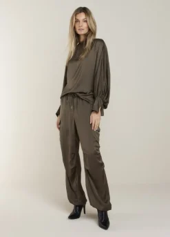 Summum Woman Silky Touch Cargo|Vrouwen Broeken & Jumpsuits