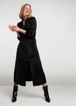 Summum Woman Silky Touch Doorknoopjurk|Vrouwen Jurken