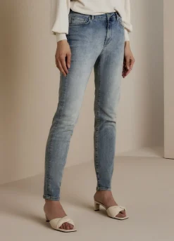 Summum Woman Skinny Blue Daze Nova|Vrouwen Broeken & Jumpsuits