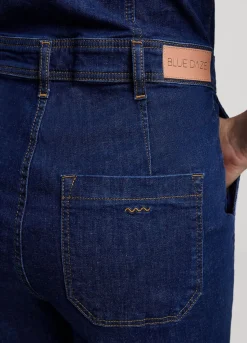 Summum Woman Slim Fit Denim Jumpsuit|Vrouwen Broeken & Jumpsuits