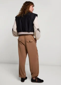 Summum Woman Soepelvallende Cargobroek|Vrouwen Broeken & Jumpsuits