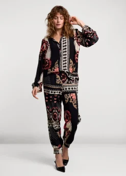 Summum Woman Soepelvallende Pofbroek|Vrouwen Broeken & Jumpsuits