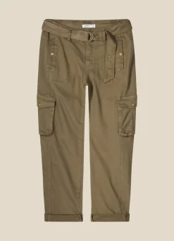 Summum Woman Tapered Cargobroek|Vrouwen Broeken & Jumpsuits