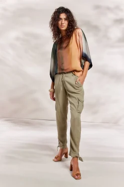 Summum Woman Top Faded Print|Vrouwen Tops & T-Shirts