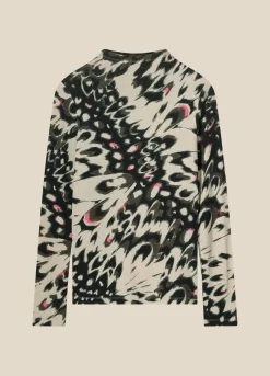 Summum Woman Top Met Print|Vrouwen Tops & T-Shirts