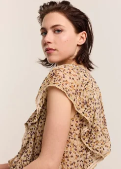 Summum Woman Top Met Ruches|Vrouwen Tops & T-Shirts