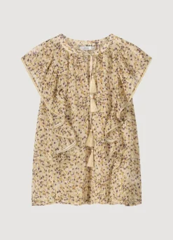 Summum Woman Top Met Ruches|Vrouwen Tops & T-Shirts