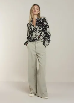 Summum Woman Top Met Ruches|Vrouwen Blouses