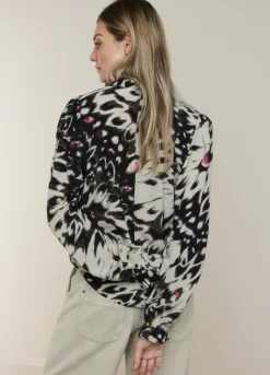 Summum Woman Top Met Ruches|Vrouwen Blouses