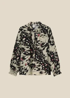 Summum Woman Top Met Ruches|Vrouwen Blouses