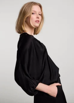 Summum Woman Top Met Vleermuismouw|Vrouwen Tops & T-Shirts