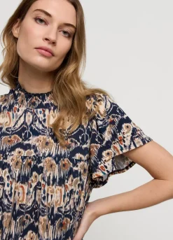 Summum Woman Top Met Vlindermouw|Vrouwen Tops & T-Shirts