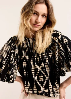 Summum Woman Top Met Wijde Mouw|Vrouwen Tops & T-Shirts