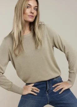 Summum Woman Trui Met Ronde Hals|Vrouwen Truien & Vesten