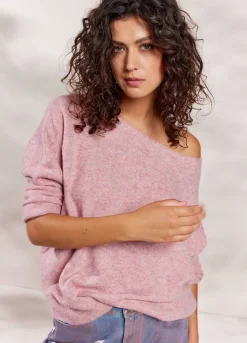 Summum Woman Trui Met Wijde Boothals|Vrouwen Truien & Vesten