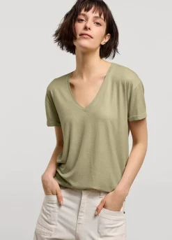 Summum Woman T-Shirt Glittercoating|Vrouwen Tops & T-Shirts