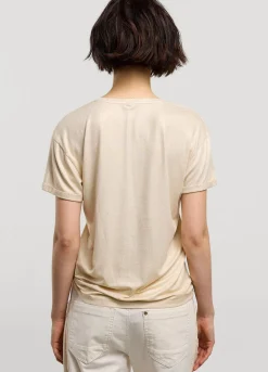 Summum Woman T-Shirt Glittercoating|Vrouwen Tops & T-Shirts