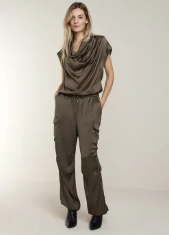 Summum Woman Waterval Top|Vrouwen Tops & T-Shirts