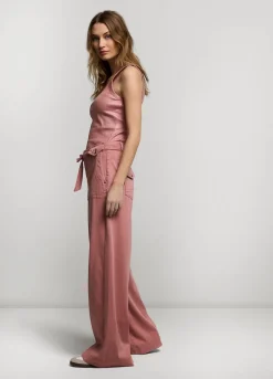 Summum Woman Wijde Broek Met Ceintuur|Vrouwen Broeken & Jumpsuits