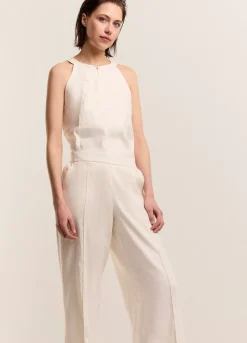 Summum Woman Wijde Broek Met Pintuck|Vrouwen Broeken & Jumpsuits
