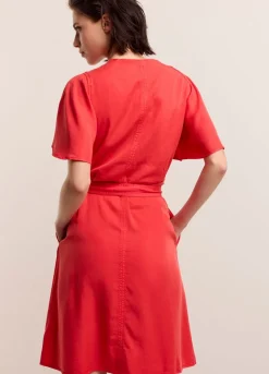 Summum Woman Wikkeljurk Met Vlindermouw|Vrouwen Jurken