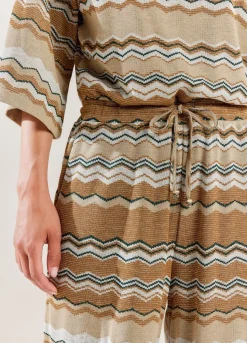 Summum Woman Zigzag Jumpsuit|Vrouwen Broeken & Jumpsuits