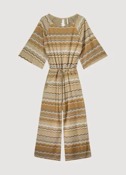 Summum Woman Zigzag Jumpsuit|Vrouwen Broeken & Jumpsuits
