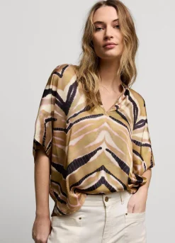 Summum Woman Zigzag Top|Vrouwen Tops & T-Shirts