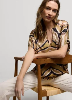 Summum Woman Zigzag Top|Vrouwen Tops & T-Shirts